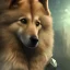 Placeholder: abstract doge realistic 4k dystopian crystals metallic reflection