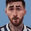 Placeholder: perfect face lionel messi crying , highly detailed, wearing france football