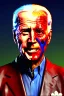 Placeholder: realistic image of joe biden as a zombie, red and blue dress, zombie acting, retro style, 80s, dark color, highly detailed, sky background, concept art, unreal engine 5, god rays, ray tracing, RTX, lumen lighting, ultra detail, volumetric lighting, 3d, finely drawn, high definition, high resolution.