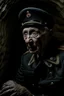 Placeholder: 4k full détails. Photo Vladimir poutine russian leader crying with the ghost of Adolf hitler in a bunker