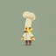 Placeholder: minimalistic character. chef