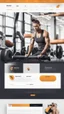 Placeholder: Design a user-friendly and visually appealing landing page for a gym website, prioritizing an intuitive user experience