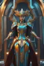 Placeholder: cyber robot woman ((masterpiece)), (beauty:1.3), iconic asp headpiece, UHD, 64K, hyperrealistic, vivid colors, , 8K resolution, throne room background with hieroglyphics, HDR depth, ultra detail, commanding regal aura, real photo