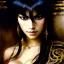 Placeholder: portrait beautiful face 'Zakuro-ninja scroll',busty,ancient metal armor balanciaga fashion clothe painting by gaston bussiere, greg rutkowski, yoji shinkawa, yoshitaka amano, tsutomu nihei, donato giancola, tim hildebrandt, oil on canvas, cinematic composition, extreme detail,fit full head inside picture,16k