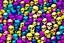 Placeholder: a field of 1000s of cartoonish, anatomically correct, skulls, vivid RANDOM BRIGHT neon colors, dark comedy, well lit, high detail, photorealistic, horrorcore, fun, scary, none featured, each a different color or hue,
