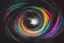 Placeholder: man, colorful, rainbow, A visually striking and abstract representation of the void and a black hole, utilizing dark hues and dynamic shapes to evoke the enigmatic and powerful aspects of cosmic emptiness, (visually striking abstract representation:1.4), (the void and black hole:1.5), (dark hues and dynamic shapes:1.3), (expressive and cosmic ambiance:1.2), drawing inspiration from abstract interpretations of the cosmic void and black hole phenomena