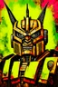 Placeholder: Transformer portrait painting, poster.