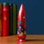 Placeholder: A red fiery rocket designed in Matryoshka nesting dolls painted by Wassily Kandinsky