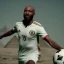 Placeholder: Imagine the Egyptian soccer player Shikabala as a child , full body, Pandora background