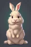 Placeholder: Cute animation drunk bunny