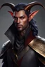 Placeholder: dnd character art of a tiefling warlock. high resolution cgi, 4k short flush horns, tiny ears, unreal engine 6, high detail, cinematic.
