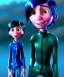 Placeholder: Coraline Jones, dynamic lighting, hyper realistic