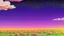 Placeholder: purple sky full of stars, sunflower field, anime, high res, makoto shinkai