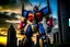 Placeholder: Grendizer Space Adventures giant robot in a future city, transformers vibe, perfectly centered, full body portrait, perfect eyes, 600mm lens, Sony Alpha α7, futurist, epic, dramatic, cinematic lighting, high contrast, 8k,Height: 30 meters Weight: 280 tons Neck Circumference: 7.5 meters Chest Circumference: 21 meters Arm Circumference: 7.2 meters Leg Circumference: 8.8 meters Arm Length: 10.5 meters Leg Length: 16.3 meters Performance Output: 1,800,000 horsepower Running Speed: 700 km/h Maximum