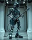 Placeholder: full body all to feet rendering robotic Punk rocker playing electric guitar, he having chasing clear surfaces it from transparency super clear glass explore inside machine components, advance design futuristic sci fi picture,find details,Sony Alpha 7 50mm 1.8,medium shot, high-resolution image with fine details,ultra detailed,ultra realistic,extremely realistic,intricate,photorealistic,epic composition,futuristic room background