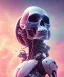 Placeholder: Android skull, full body close up, soft light atmosphere, light effect，vaporwave colorful, concept art, smooth, extremely sharp detail, finely tuned detail, ultra high definition, 8 k, unreal engine 5, ultra sharp focus