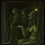 Placeholder: Daguerrotype close up some mysterious figures, odd background, Hieronymus Bosch Max Ernst ambient light, by Minicavio Quollati and Marlost Endgulp, Amano, Botticelli, Alphonse Mucha