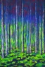 Placeholder: A painted forest.