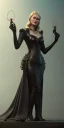 Placeholder: Cersei Lannister as evil mistress in black leather, dominatrix, bdsm, busty, cleavage, curvy, lena headay, angry, stern look. character design by cory loftis, fenghua zhong, ryohei hase, ismail inceoglu and ruan jia. unreal engine 5, artistic lighting, highly detailed, photorealistic, fantasy