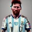 Placeholder: argentina world cup champion,lionel messi highly detailed, wings, soft studio lighting, background 64k