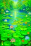 Placeholder: impressionism nature peace communication compassion tranquility water lillies birds