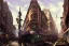 Placeholder: Corner Elevated Train run raid Train Canal River and corner shop greengrocer in colorful Italian street+Gothic city+BioShock+Dishonored+Bloodborne +trieste+Edinburgh+Chicago+victorian London+decòpunk Skyscraper+ +steampunk+biopunk+alphonse mucha, greg rutkowski,matte painting, cryengine, hyper detailed, felix kelly, fantasy art, seb mckinnon