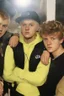 Placeholder: Extremely rich danish teenage rap artists portrait in the style of rembrandt