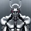 Placeholder: silver plated humanoid android