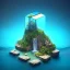 Placeholder: The Isometric Glass Tall Box Mini Model Little Real Island Mixed Water Fall Under Ocean Sunshine Summer Background Blue Sea, The Last Of Us / Avatar, Octane Render / ZBrush, Cinematic, IMAX Film, Nikon D750, 16K, Autostereoscopy, Anthropomorphic, Golden Ratio, Geometry, Symmetric, Depth Of Field, Highly Detailed, Ultra Realistic, Beautiful Lighting, Halfrear Lighting, Soft Light, Candoluminescence, Cast Shadow, Reflective, Glow, Translucent, Normal Map, Carbonated --testp