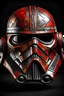 Placeholder: Star Wars Clone trooper helmet with Darth maul marking and n old effect