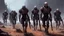 Placeholder: {{{Bio-engineered undead cyborg army marching}}} machine soldiers, hazmats, tactical wear, gas creepy landscape, techno gothic visual composition, science fiction painting, Denis Sarazhin, Alex Colville, Simon Stålenhag, Neil Blomkamp, Frank bowling, Christopher Shy, Alejandro Burdisio, RAW, gritty, high contrast, atmospheric horror art, gripping and suspenseful, vivid, neon overlay, narrative art, textured, dramatic, surreal horror, gestural, retro futuristic nightmarish art, apocalyptic art