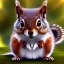 Placeholder: cute squirrel “wearing avatar make up” Pandora