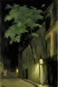 Placeholder: Night, tree leaves, edouard manet impressionism paintings