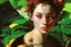 Placeholder: woman in colorful jungle by Caravaggio