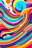 Placeholder: background with bright colors, dynamic shapes and abstract patterns