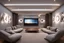 Placeholder: home cinema room with LED lighting in the walls make sure the room is completely symmetrical