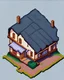 Placeholder: top-down, simple baker house, pixel art, stardew valley, no background, transparent png,