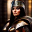 Placeholder: portrait oil on canvas of beautiful busty Female Warrior,ancient metal armor, cinematic composition, extreme detail,8k,fit full head inside picture,