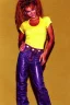 Placeholder: year 1996 denim fashion. Loose, baggy, low waist Combat pants and t-shirt. Colors: denim blue, blue, purple, cream, khaki, light green, lilac, plum, orange, terracotta, red, light yellow, lion yellow, pink, dark blue, beige. leopard, Cheetah . Latex in small part. Kylie Minogue, Tyra Banks,Julia Roberts. leg warmer. Cargo pants.