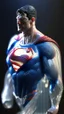 Placeholder: superman made from glass, ultra realistic, 4k, ultra detail, full body, full picture,