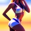 Placeholder: beach volleibol girl blonde hips