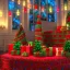 Placeholder: christmas ambience, african, kente, kente ribbon, kente boxes, clothing, african patterns, thread, embroidery, cinema 4d render, high detail