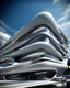 Placeholder: Edificio estilo Zaha Hadid art illustration