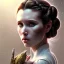 Placeholder: photorealistic princess leia ,braided hair, illustration on coarse canvas by <agnes cecile> and <Yoji Shinkawa>, ornate and intricate details , soft smooth lighting, ultra detailed concept art,