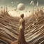 Placeholder: she was uncertain of how she became a victim of her own abstract thinking, her mind beset by a thousand fritillary mechanistic organisms , neo surrealism, biomorphic , striking, atmospheric, dreamlike, enigmatic, in the style of Yves Tanguy , Kay Sage in soft organic colors, hyper detailed , cinegraphic realism, 4k