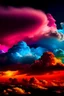 Placeholder: Colorful clouds