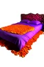 Placeholder: Bed completely made out of takis, no background