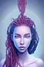 Placeholder: basic cartoon of a girl with locs contained in a circle