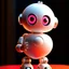 Placeholder: cute robot with fur holding a perfect sphere, motion blur, 8k, downlight, soft light, depth of field, photorealism, trending on art station, lotsa detail