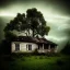 Placeholder: sad, abandoned, miserable Home, along on a Hilltop, storm encroaching, 8k resolution, high-quality, fine-detail, iridescent, intricate, digital art, detailed matte, volumetric lighting, illustration, 3D octane render, brian froud, howard lyon, selina french, anna dittmann, annie stokes, lisa parker, greg rutowski